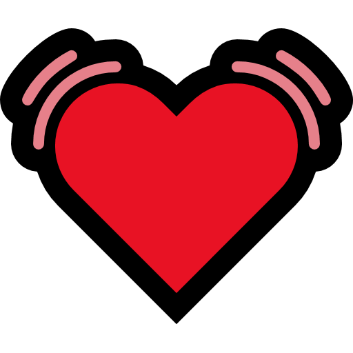 Beating Heart as drawn by Microsoft in Windows 10 Fall Creators Update