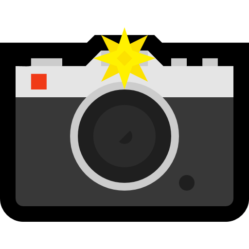 Fotocamera Con Flash as drawn by Microsoft in Windows 10 Fall Creators Update