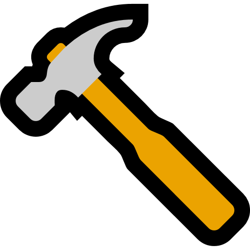 Hammer as drawn by Microsoft in Windows 10 Fall Creators Update