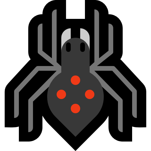 Spider as drawn by Microsoft in Windows 10 Fall Creators Update