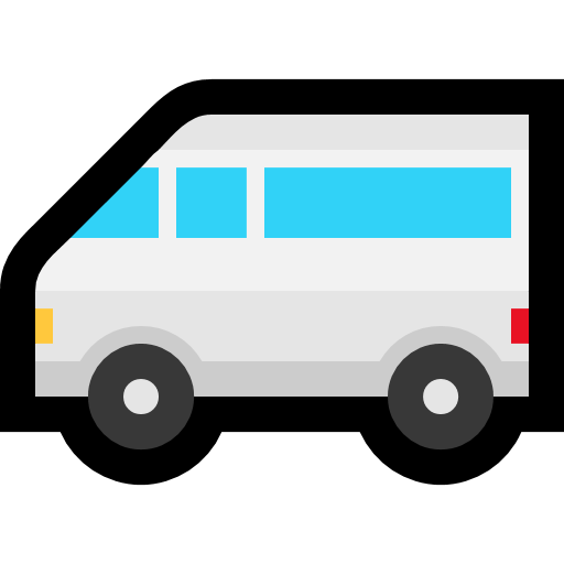 Minibus as drawn by Microsoft in Windows 10 Fall Creators Update