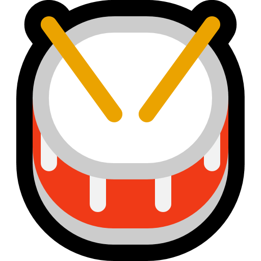 Drum as drawn by Microsoft in Windows 10 Fall Creators Update