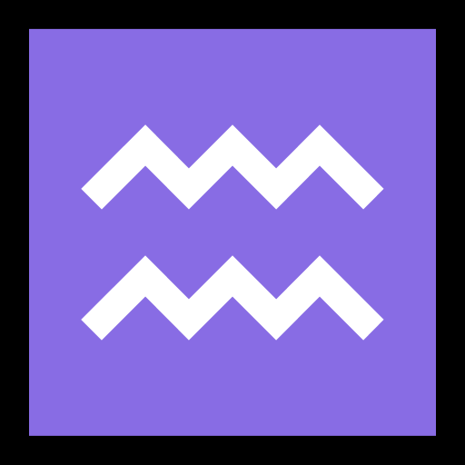 Aquarius as drawn by Microsoft in Windows 10 Fall Creators Update