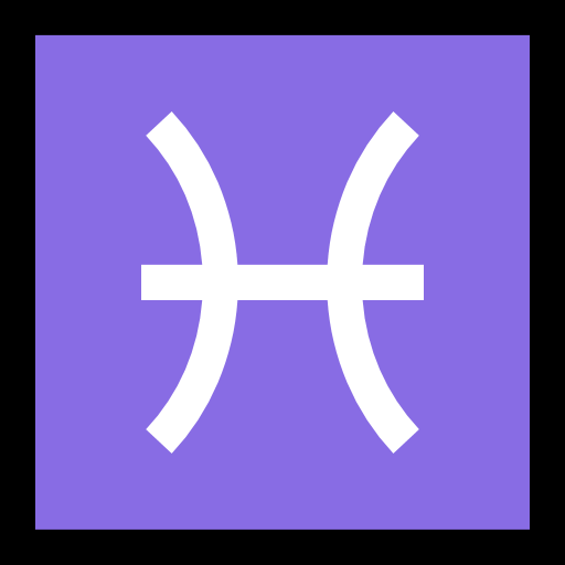 Pisces as drawn by Microsoft in Windows 10 Fall Creators Update