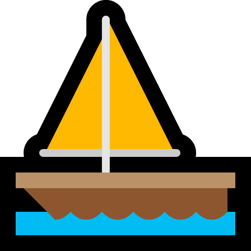 Sailboat as drawn by Microsoft in Windows 10 Fall Creators Update
