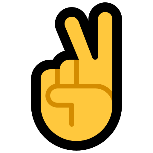 Victory Hand as drawn by Microsoft in Windows 10 Fall Creators Update