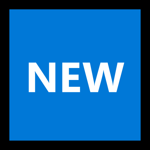 NEW Button as drawn by Microsoft in Windows 10 May 2019 Update