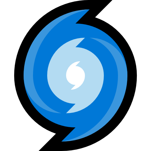 Cyclone as drawn by Microsoft in Windows 10 May 2019 Update