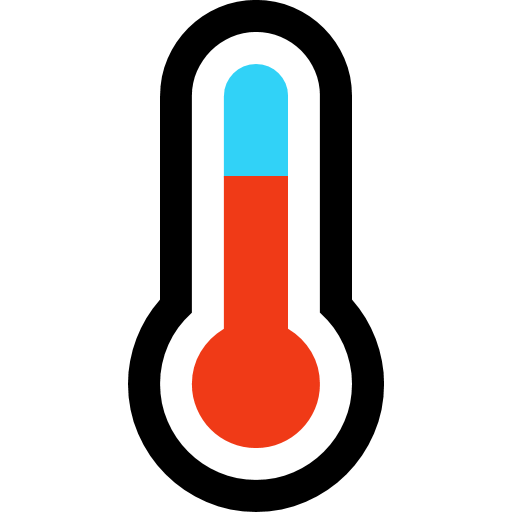 ترمومتر as drawn by Microsoft in Windows 10 May 2019 Update