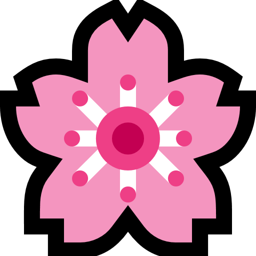 Cherry Blossom as drawn by Microsoft in Windows 10 May 2019 Update
