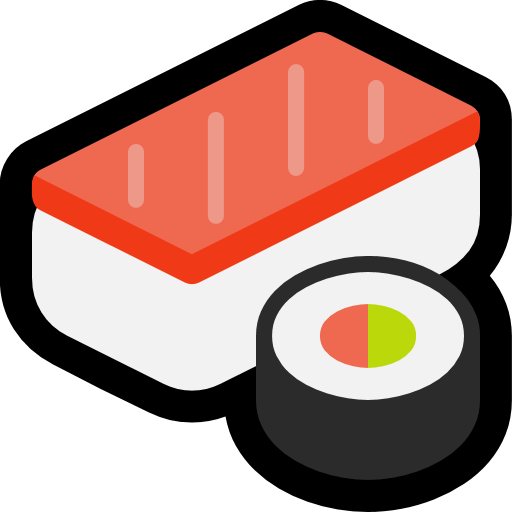 Sushi as drawn by Microsoft in Windows 10 May 2019 Update