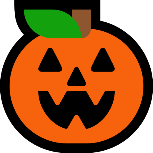 Jack-O-Lantern as drawn by Microsoft in Windows 10 May 2019 Update