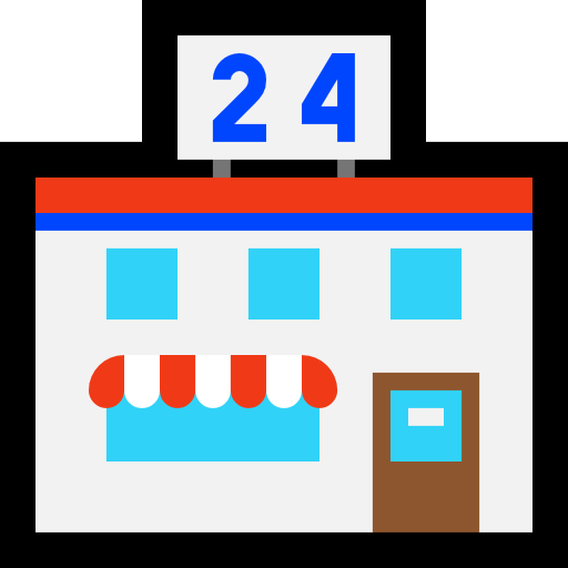 Convenience Store as drawn by Microsoft in Windows 10 May 2019 Update