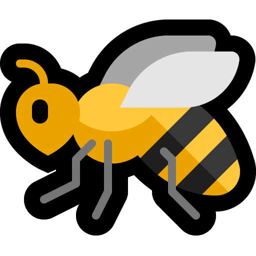 Honeybee as drawn by Microsoft in Windows 10 May 2019 Update