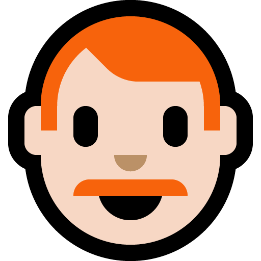 man: light skin tone, red hair — Microsoft
