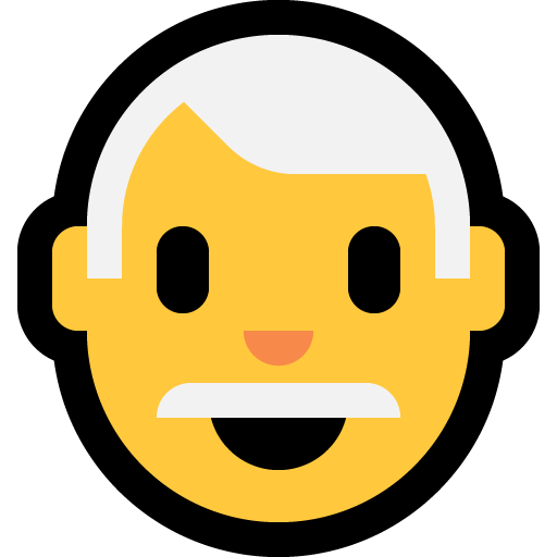 man: white hair — Microsoft