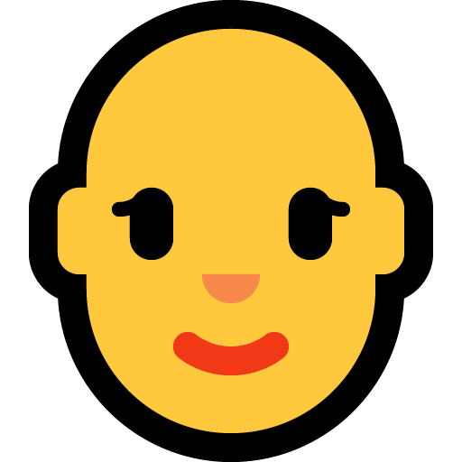 woman: bald — Microsoft