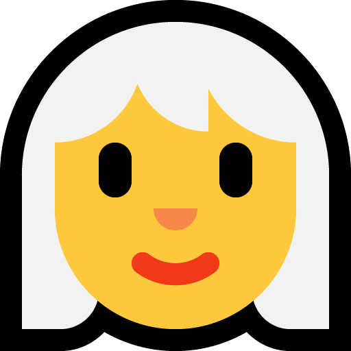 woman: white hair — Microsoft