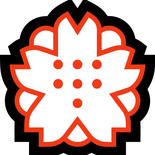 White Flower as drawn by Microsoft in Windows 10 May 2019 Update