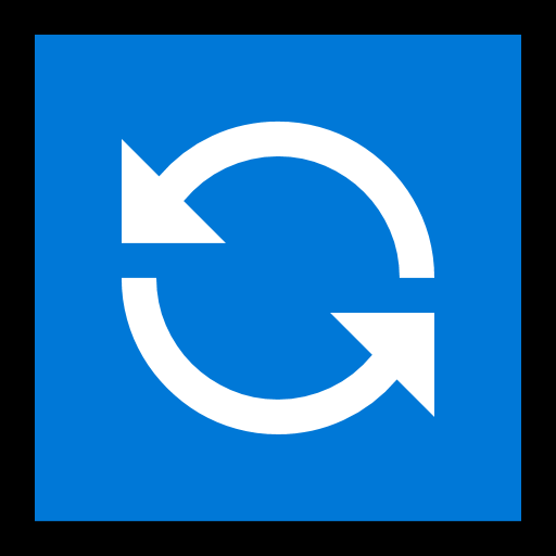 Counterclockwise Arrows Button as drawn by Microsoft in Windows 10 May 2019 Update