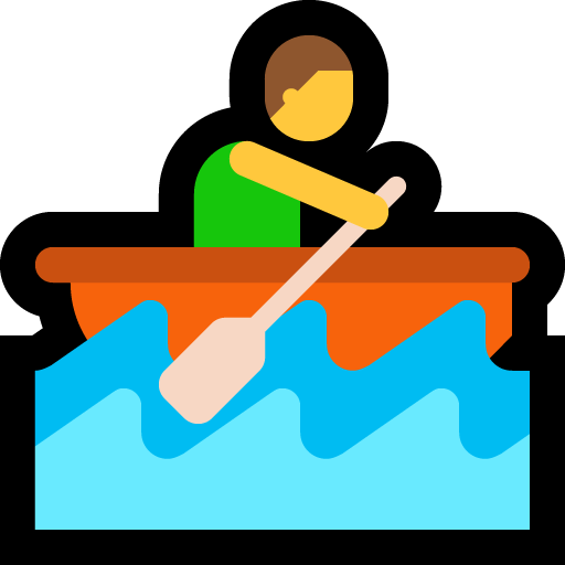 Person Rowing Boat as drawn by Microsoft in Windows 10 May 2019 Update