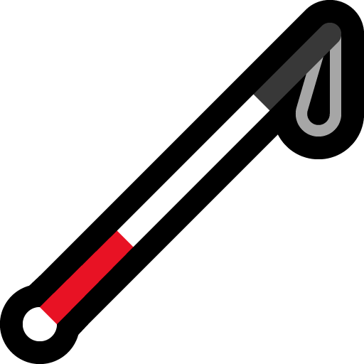 White Cane as drawn by Microsoft in Windows 10 May 2019 Update