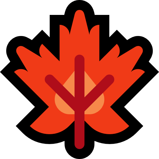 Maple Leaf as drawn by Microsoft in Windows 10 October 2018 Update