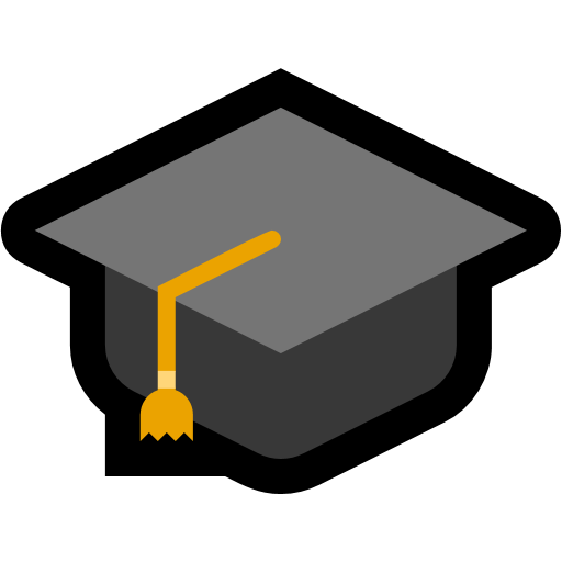 Graduation Cap as drawn by Microsoft in Windows 10 October 2018 Update