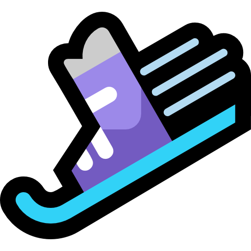Skis as drawn by Microsoft in Windows 10 October 2018 Update