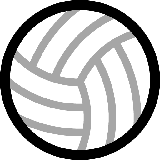 Volleyball as drawn by Microsoft in Windows 10 October 2018 Update