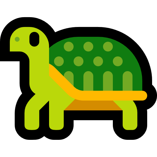 Turtle as drawn by Microsoft in Windows 10 October 2018 Update