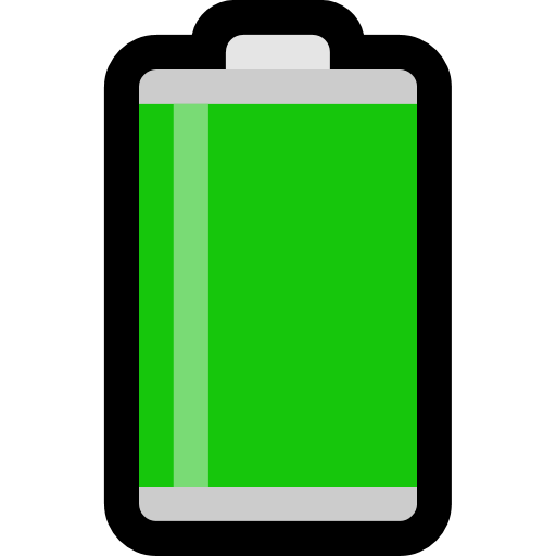 Battery as drawn by Microsoft in Windows 10 October 2018 Update