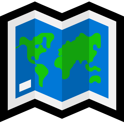 World Map as drawn by Microsoft in Windows 10 October 2018 Update