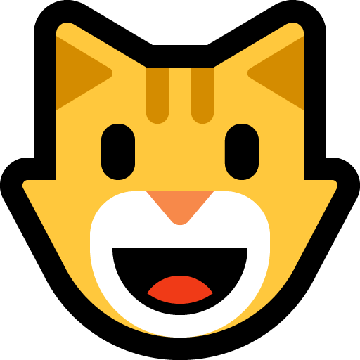 Grinning Cat as drawn by Microsoft in Windows 10 October 2018 Update