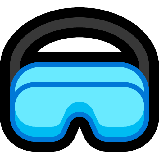 Goggles as drawn by Microsoft in Windows 10 October 2018 Update