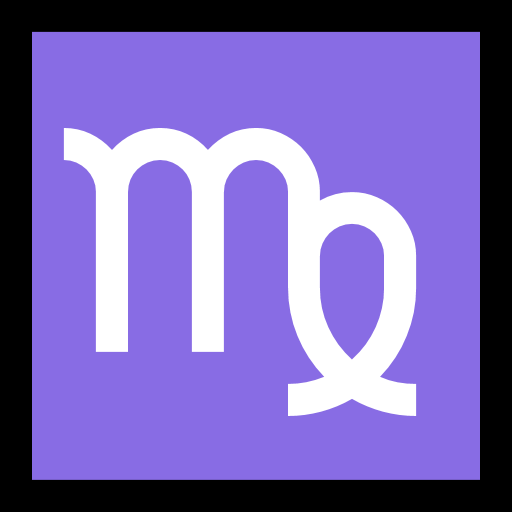 Virgo as drawn by Microsoft in Windows 10 October 2018 Update