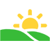 Sunrise as drawn by Microsoft in Windows 10