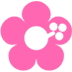 Hibiscus as drawn by Microsoft in Windows 10