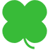 Four Leaf Clover as drawn by Microsoft in Windows 10