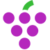 Grapes as drawn by Microsoft in Windows 10