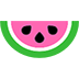 Watermelon as drawn by Microsoft in Windows 10