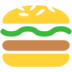 Hamburger as drawn by Microsoft in Windows 10