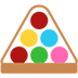 Pool 8 Ball as drawn by Microsoft in Windows 10