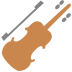 Violin as drawn by Microsoft in Windows 10