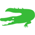 Crocodile as drawn by Microsoft in Windows 10