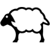 Ewe as drawn by Microsoft in Windows 10