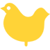 Chicken as drawn by Microsoft in Windows 10