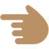 Backhand Index Pointing Left: Medium Skin Tone, the design in this release