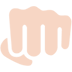 Oncoming Fist: Light Skin Tone, the design in this release