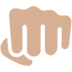 Oncoming Fist: Medium-Light Skin Tone, the design in this release